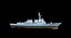 2 uss daniel inouye 3D model
