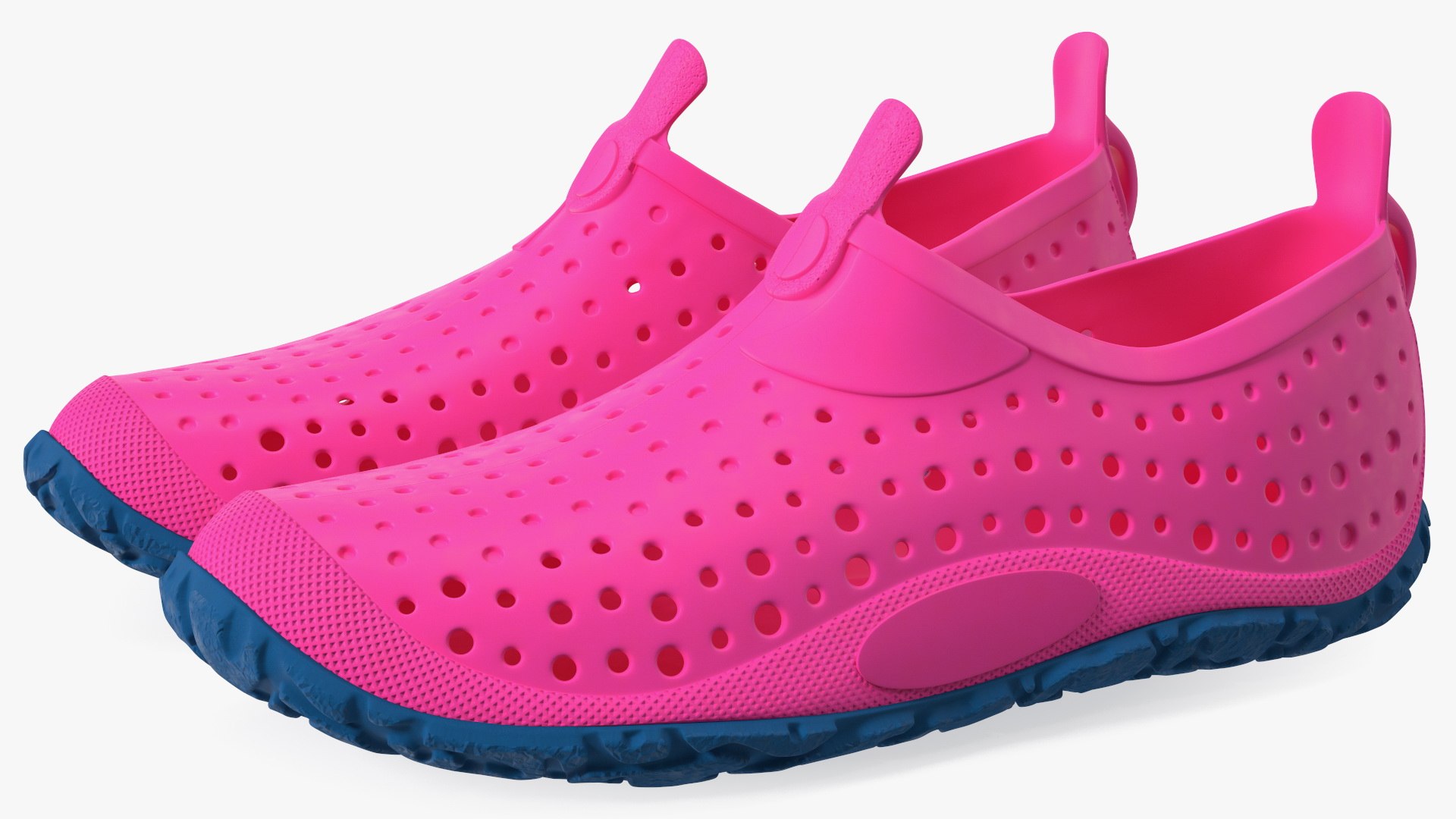 Aqua Socks Water Shoes for Kids Pink 3D model preview