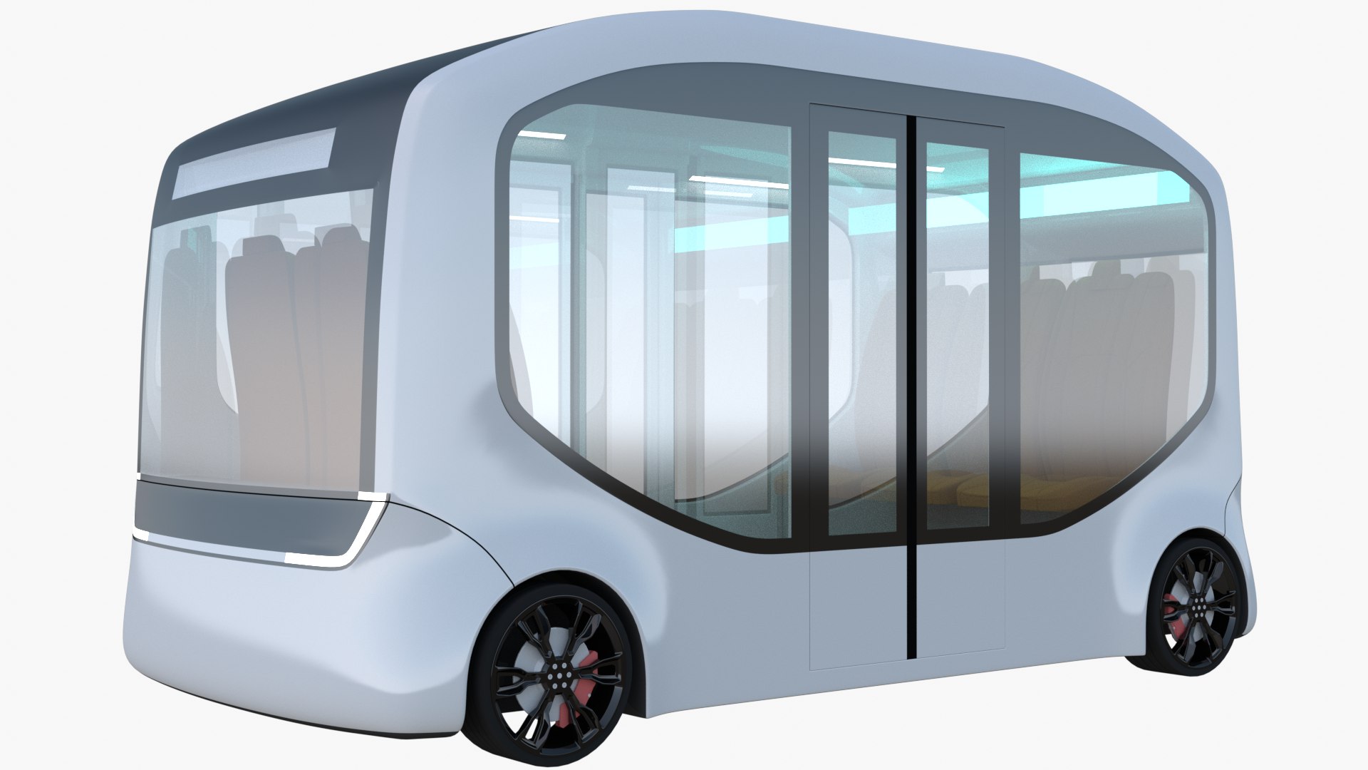 Tesla Juniper And Shuttle Bus Model - TurboSquid 2386988
