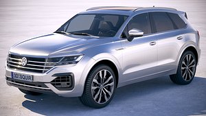 3D volkswagen touareg r-line model
