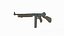Old style weapon submachine gun Thompson M1A1
