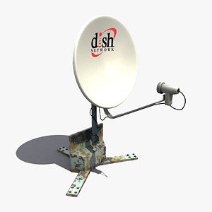 dish antenna 3d max