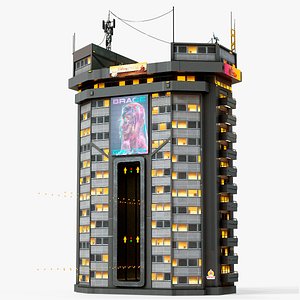 Sci-Fi Futuristic Building PBR 20