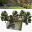home Garden with landscape elements