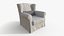Sillón blanco clásico