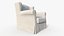Sillón blanco clásico