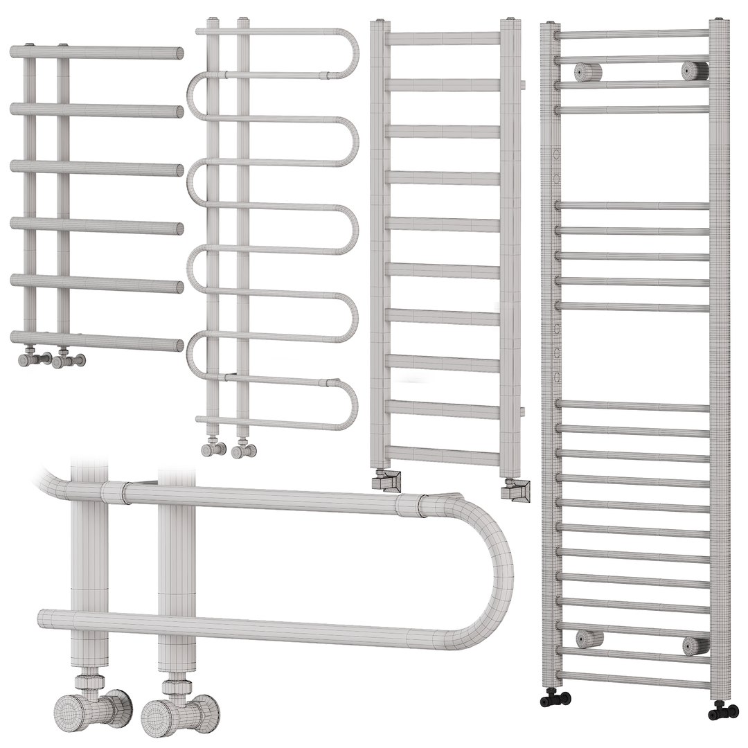 Radiators Reina Set Model - TurboSquid 2119867