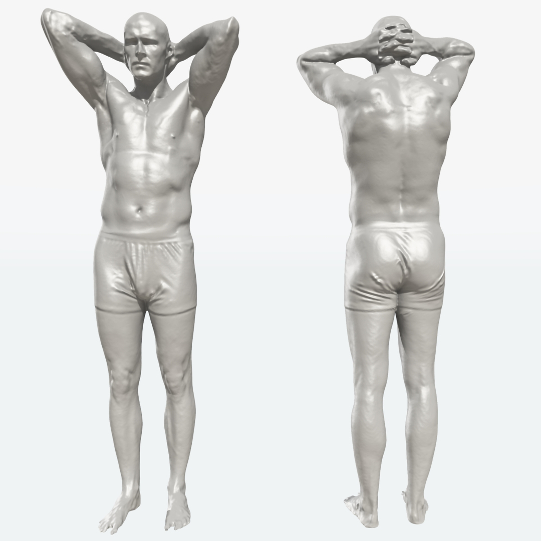 Scan Man Standing 3d Model