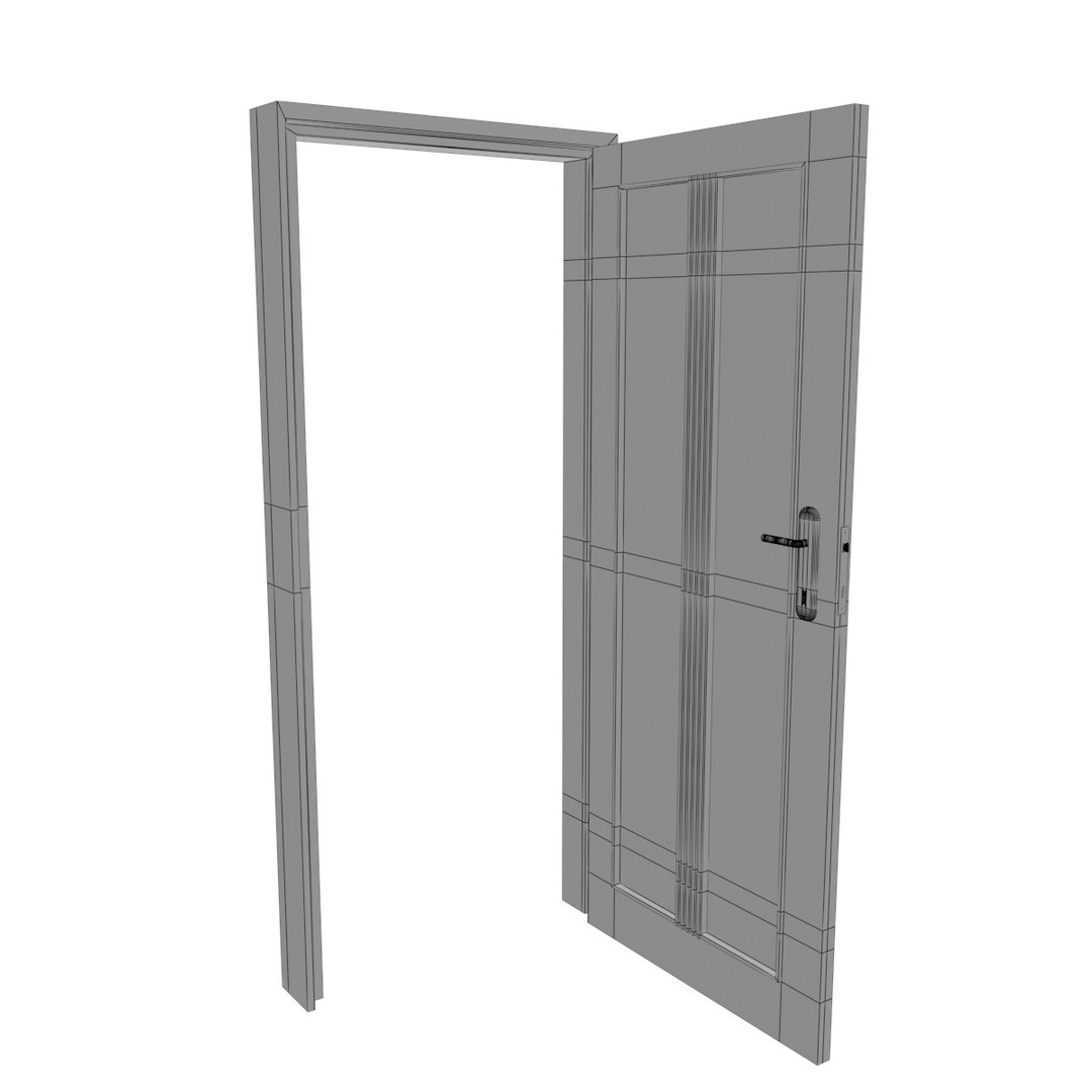 Panil Door Architecture Model - TurboSquid 1154767