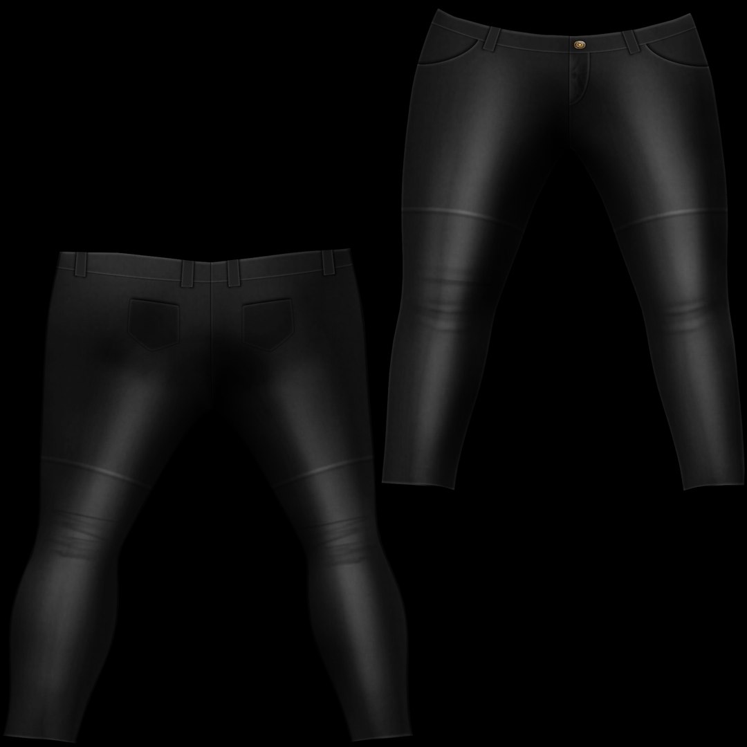 Skinny Any Pants 3D Model - TurboSquid 2072187