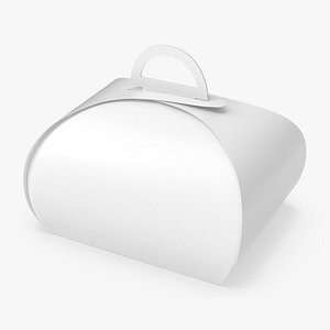 3D model paper laminated box presentation