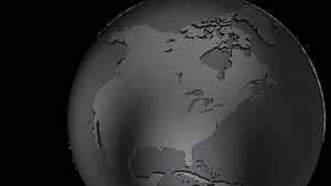 Globe in Black