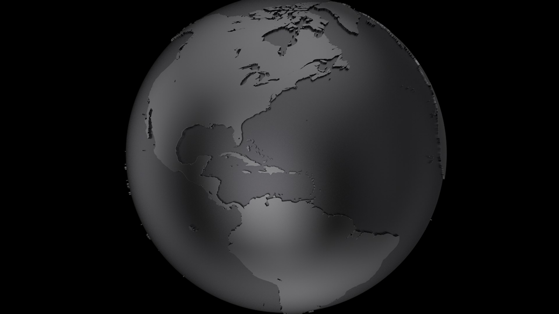 3D Globe Black Model - TurboSquid 1274513