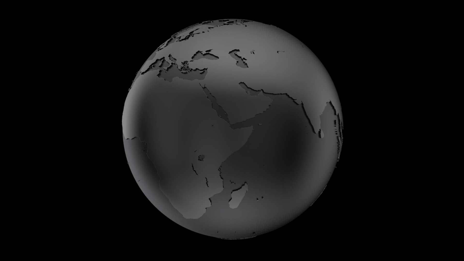 3D Globe Black Model - TurboSquid 1274513