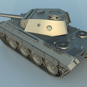 3D Panther Ausf D 1943 model