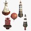 marine buoys 3d c4d