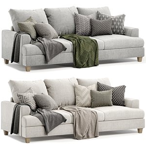 3D Hamilton 3 seat sofa model