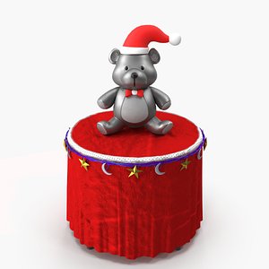 christmas bear 3D model