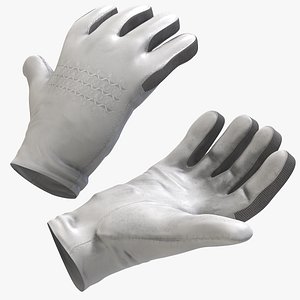 White Dirty Tactical Glove