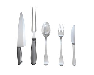 Cutlery Set 3D model