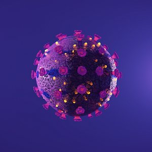 3D covid-19 virus