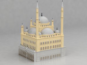 mohamed ali mosque 3D model