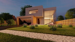 exterior design house 3D model