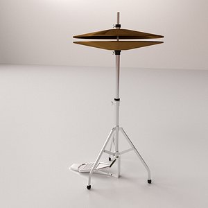 hihat cymbal 3d 3ds