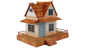 3D model Cartoon House