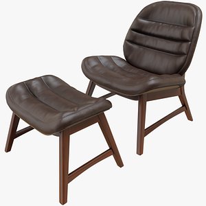 3D model Old Casual Chair