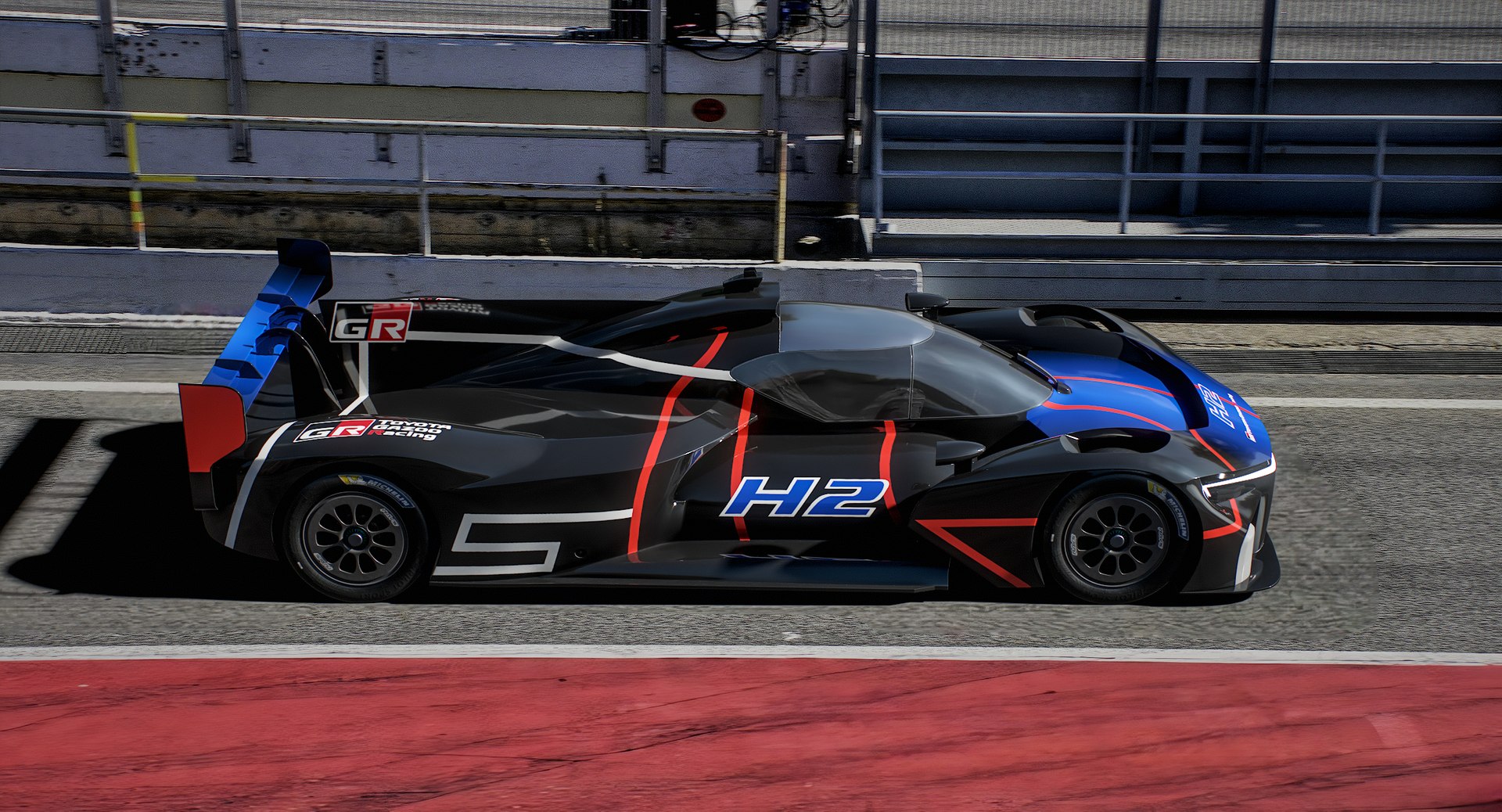 Toyota GR H2 Racing Concept WEC Season 2026 Hydrogen Car 3D model https://p.turbosquid.com/ts-thumb/6Q/jC045J/JY/screenshot_camera_side_1/jpg/1737732733/1920x1080/fit_q87/20658b277ca1d894f24443cf15ea0b7e1b7a1039/screenshot_camera_side_1.jpg