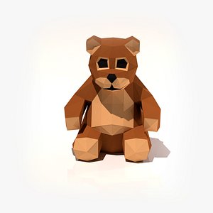 3D teddy bear papercraft