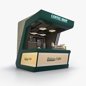 Food Vendor KioskV2 3D