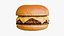 3D model Realistic Basic Cheeseburger