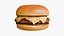 3D model Realistic Basic Cheeseburger
