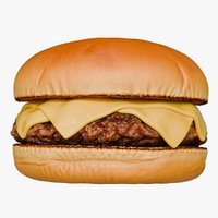 Realistic Basic Burger  Cheeseburger