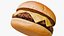 3D model Realistic Basic Cheeseburger