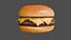 3D model Realistic Basic Cheeseburger