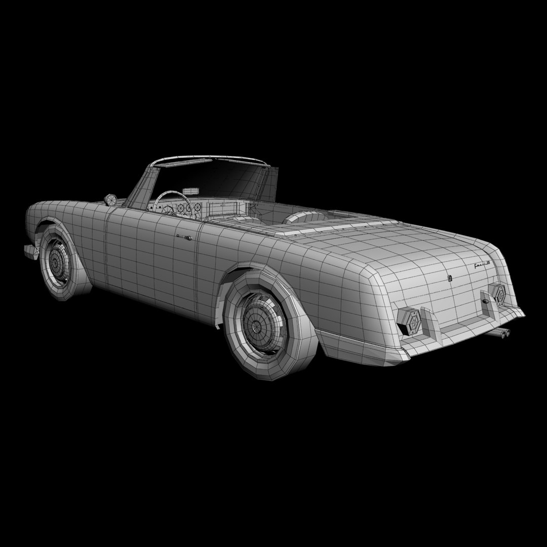 3d Model Facel Vega Iii Convertible