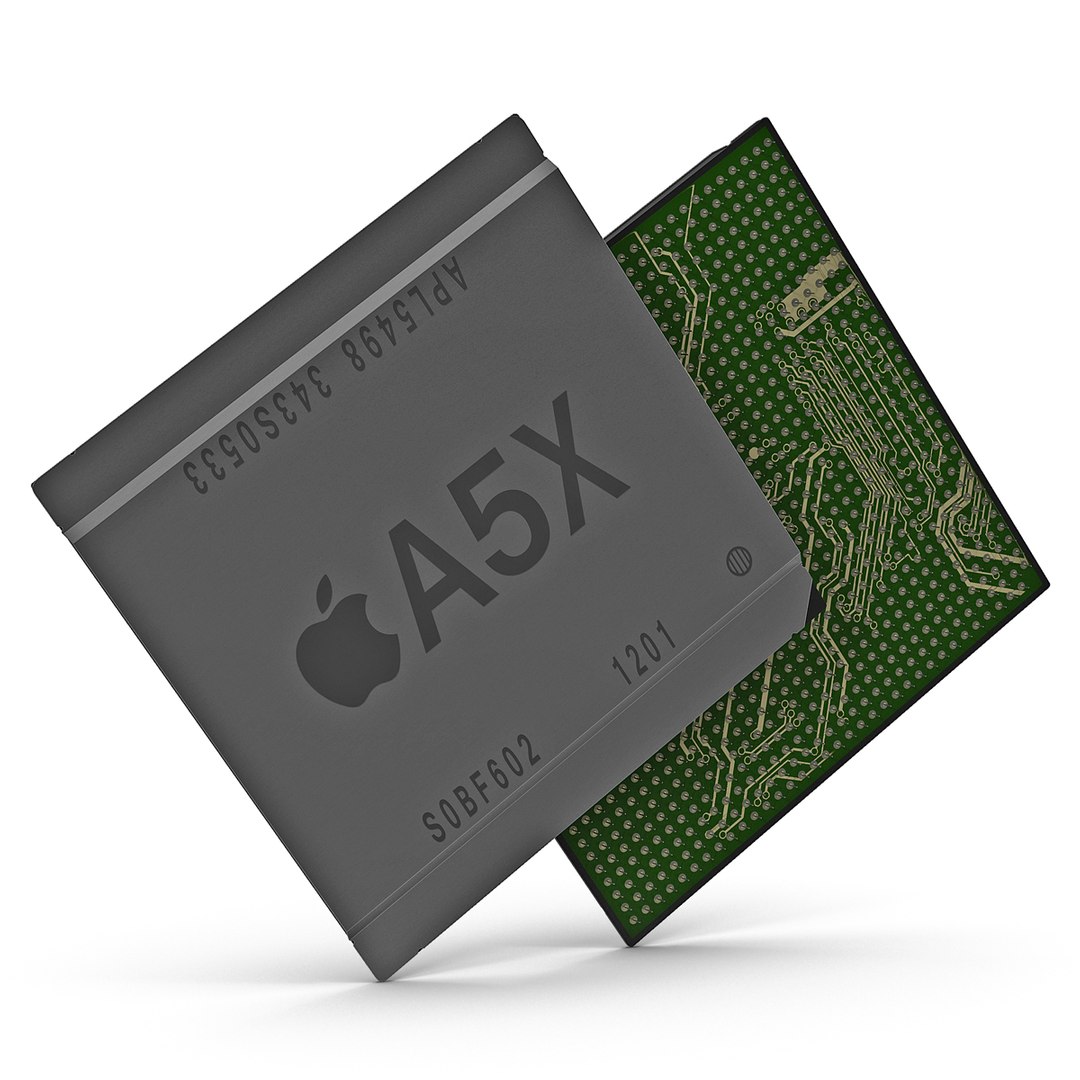 Mobile Chip AX Series A5X 3D Model 3D model preview