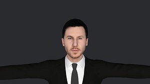 3D model Calvin  Harris Hyper Realistic Full Body Fully Rigged 3D Character