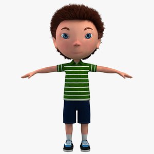 Cartoon Boy 3D Models for Download | TurboSquid