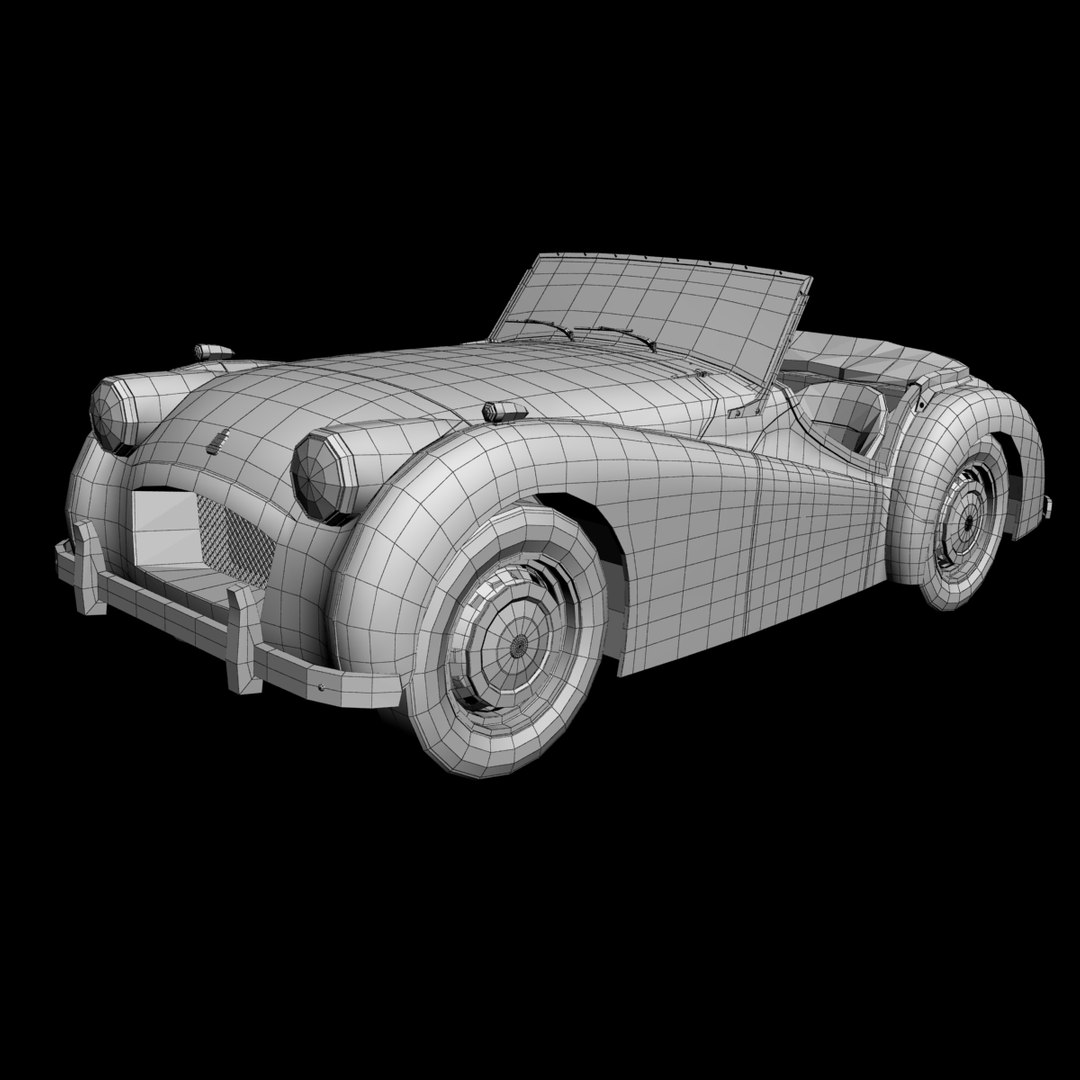 Triumph Tr1 Prototype 3d Model