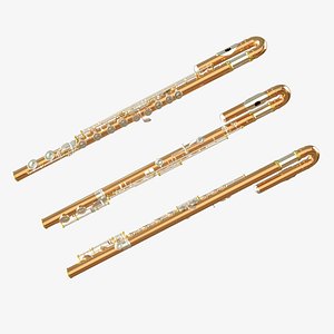 Curved Flute Copper Barss model