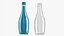 Botella de agua de refresco de vidrio con gas 03