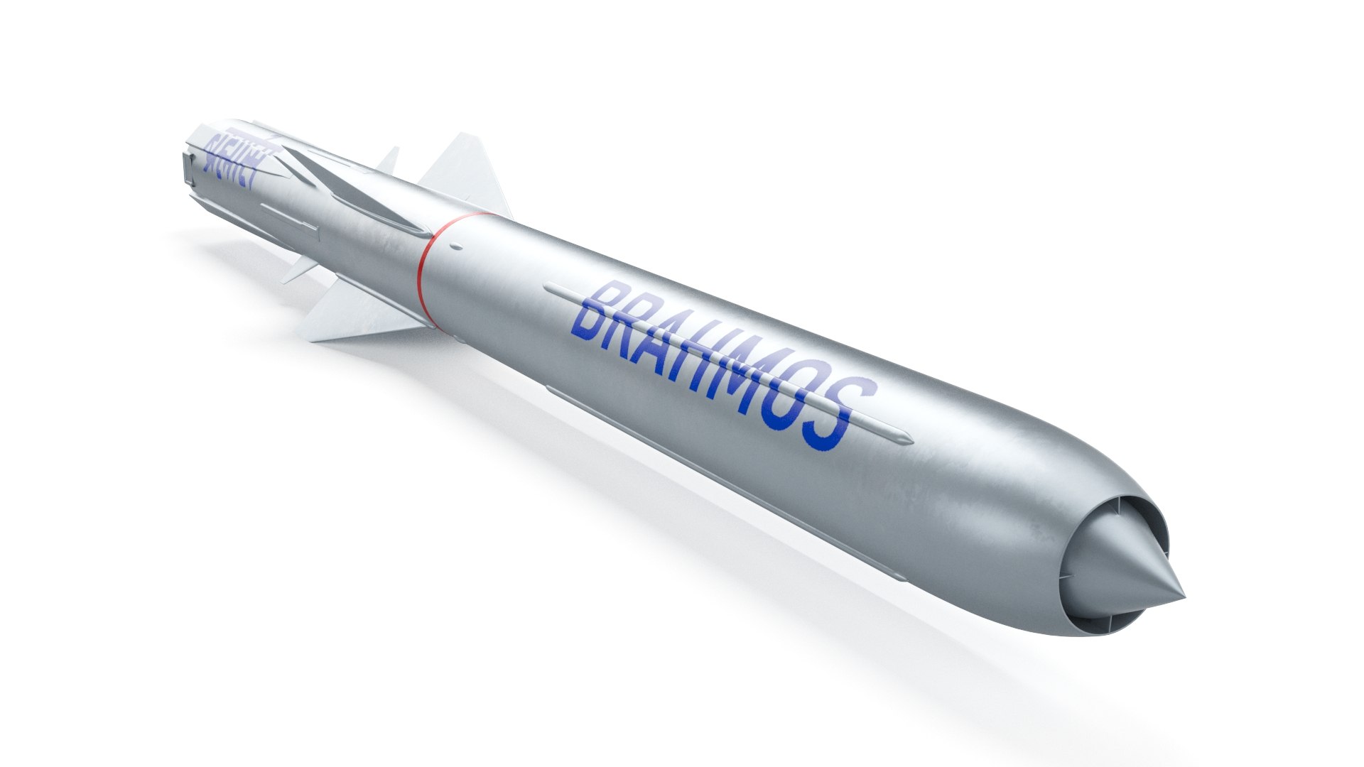 BrahMos Cruise Missile 3D Model - TurboSquid 2275332