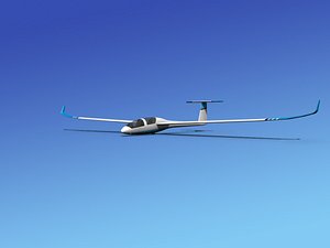 3d model dg-1000 glider