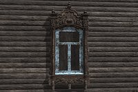 Window wooden platband