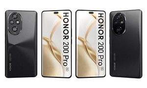 Honor 200 Pro All Colors 3D