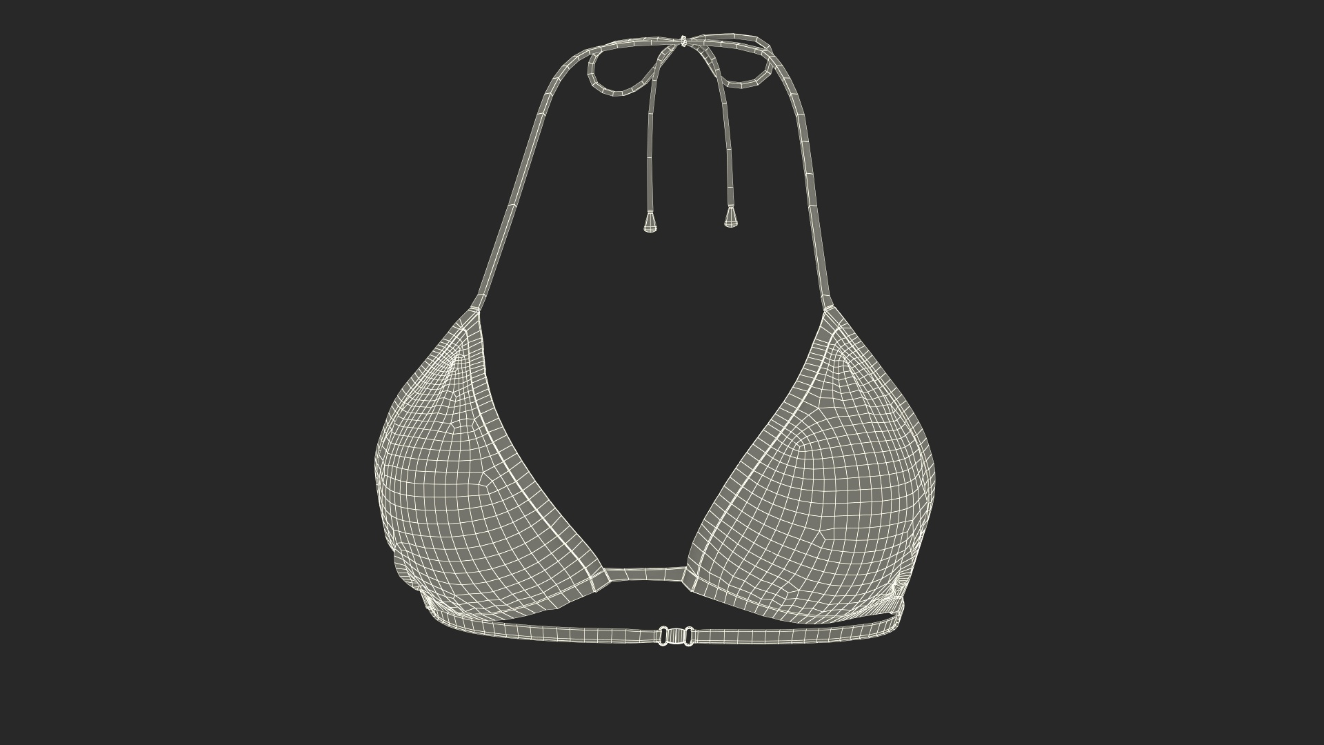 Triangle Bikini Top 3D Model - TurboSquid 2386048